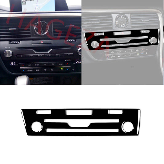 Gloss Black Center Console CD Panel Trim for Lexus RX300 270 200T 450H 2016-2019