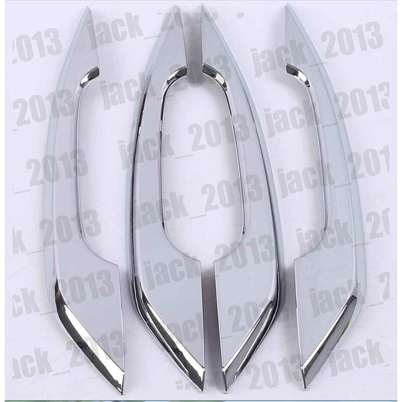 4pcs Chrome ABS style Car Door Handle Cover Trim for Audi A4 B9 2017-2020