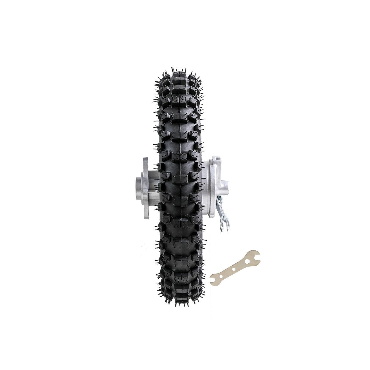 80/100-10 rear drum brake wheel + 58mm 37T sprocket for TTR110 CRF50 small diameter bicycles