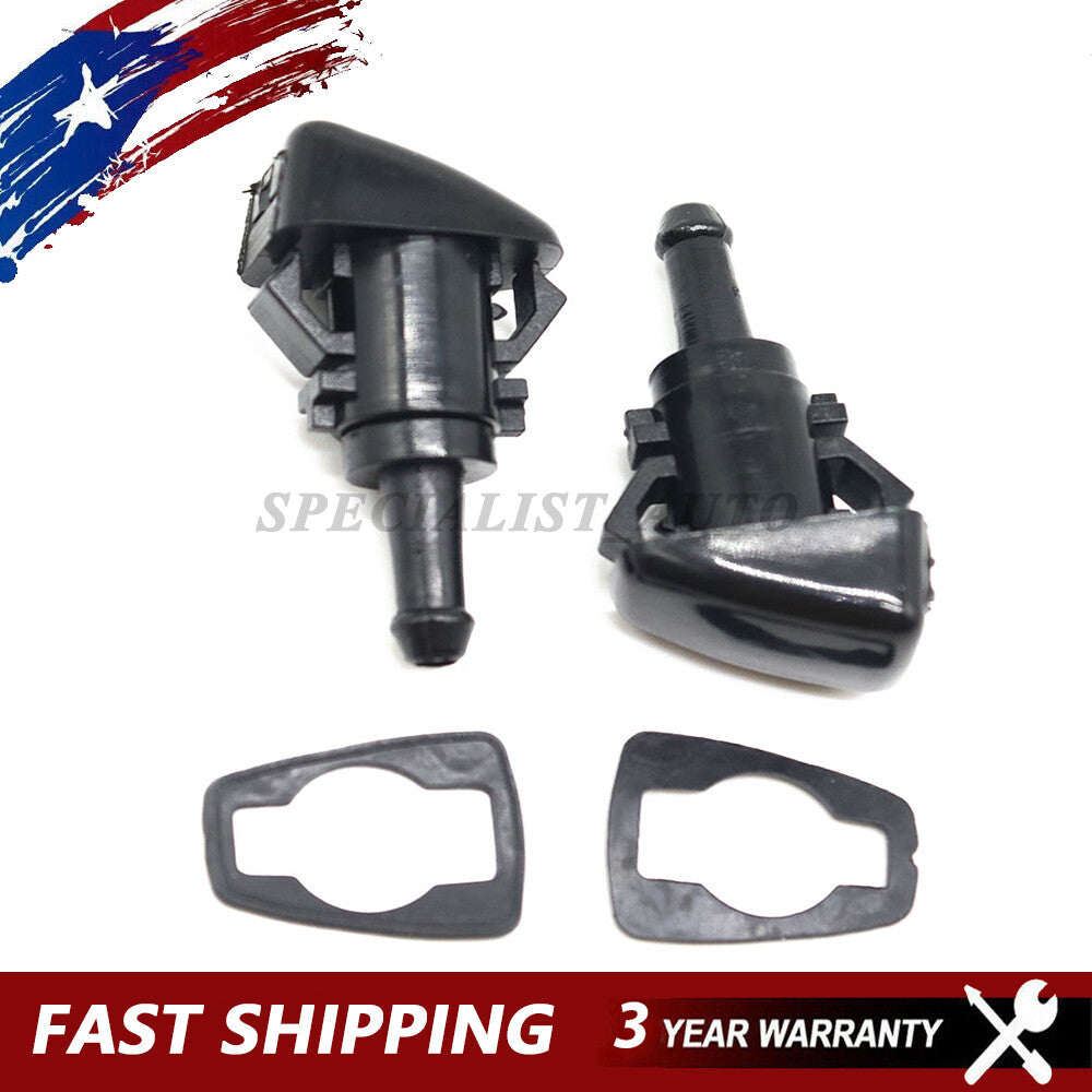 2PCS 15878745 Front Windshield Washer Nozzle Fit for Dodge for Ram Charger for Chrysler Q