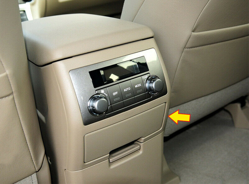 Wood Grain Rear Air Outlet Vent Panel Cover Trim for Toyota Highlander 2008-2013