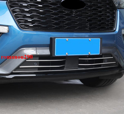 for Ford Explorer 2020-2022 Stainless Chrome Front Bumper grill Trim Strip Cover