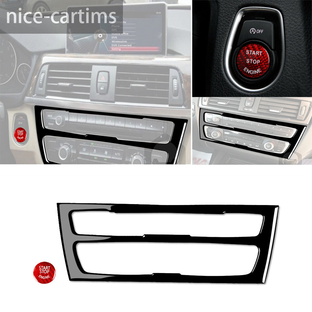 Engine Start Stop Air Condition CD Panel Cover for BMW 1 2 Series F20 F21 12-18