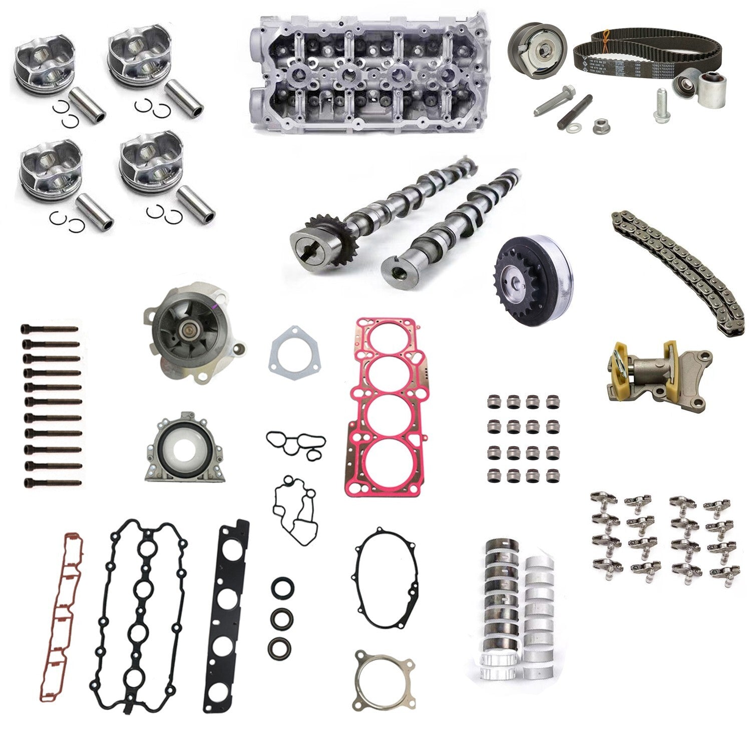 2.0T Cylinder Head Timing Piston Repair Rebuilding Kit for VW for AUDI AXX BWA BPY