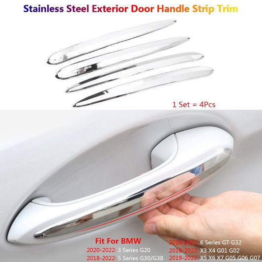 for BMW X3 X4 X5 X6 G20 G30 G01 G02 G05 G06 G07 Exterior Door Handle Cover Trims
