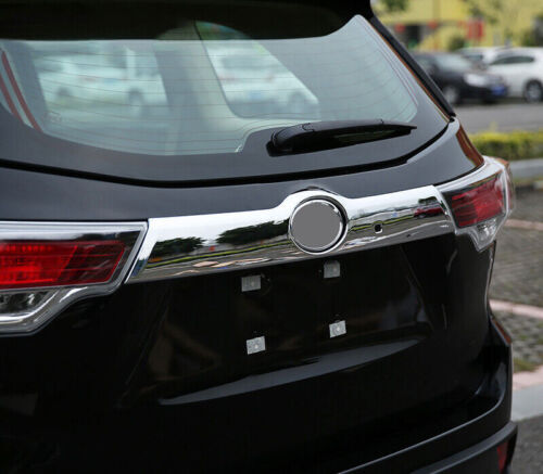 for Toyota Highlander 2014-2019 Rear Tailgate Trunk Lid Chrome Style Cover Trim