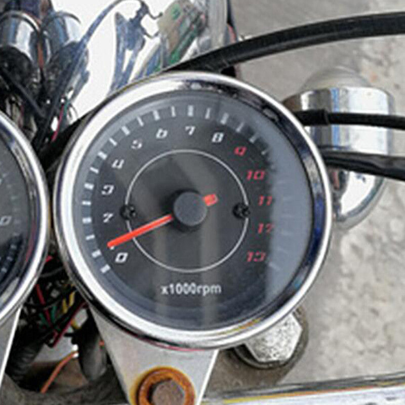 12V Motorcycle Tachometer (0-13000 RPM) with LED Backlight n