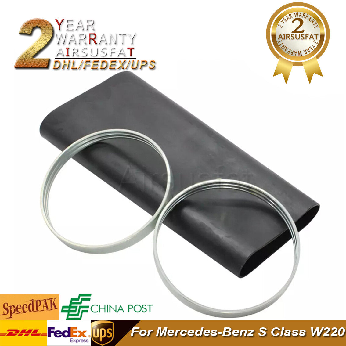 W220 Air Shock Sleeve for Mercedes-Benz S Class Rear Air Strut Repair 2203205013
