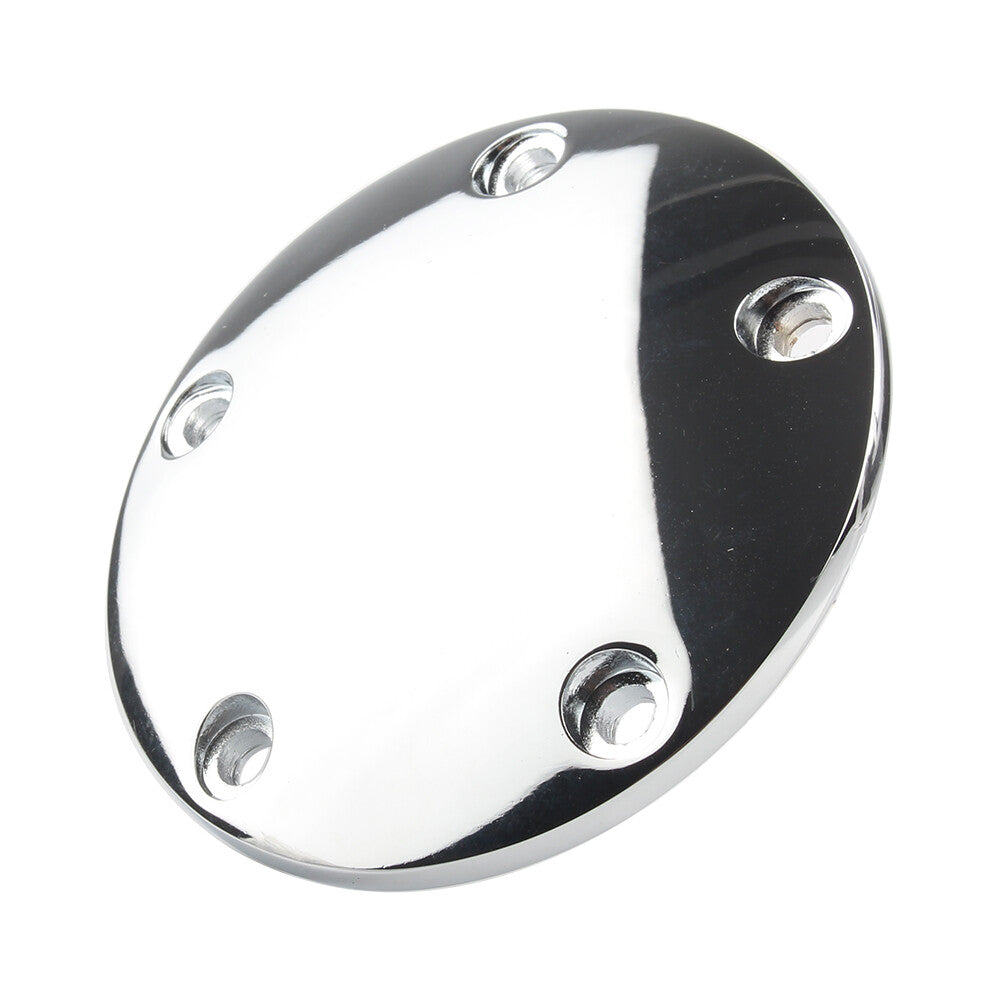 Chrome Domed Timing Points Cover for Harley Twin Cam Softail Dyna Touring 99-17 Q