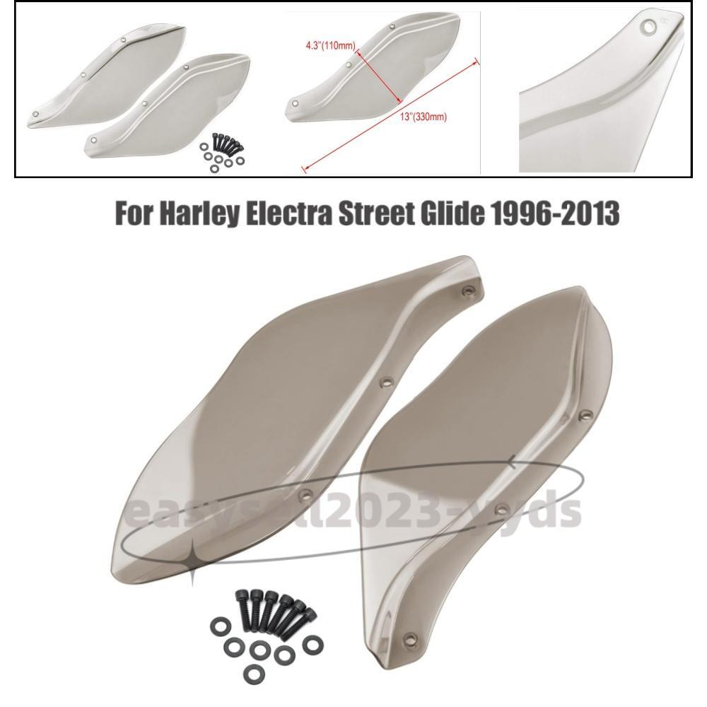 Side Wind Deflector Fairing Air Wing for Harley Touring Electra Street Glide
