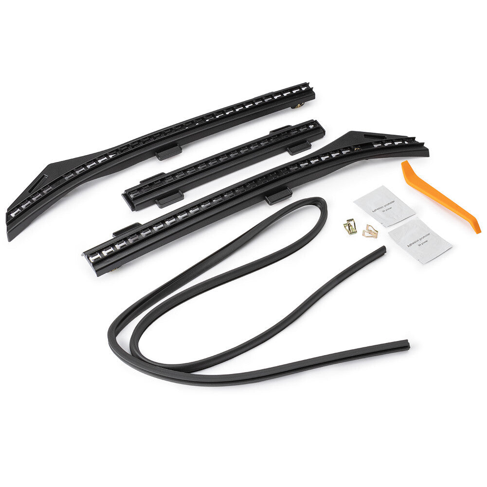 Front and rear trunk cover sealing strips protect PP parts, suitable for 20-23 for Tesla for Model Y . Q