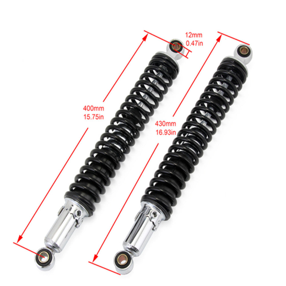 400mm 15.75-inch motorcycle rear shock absorber suspension for Honda XL185 XL125S- n