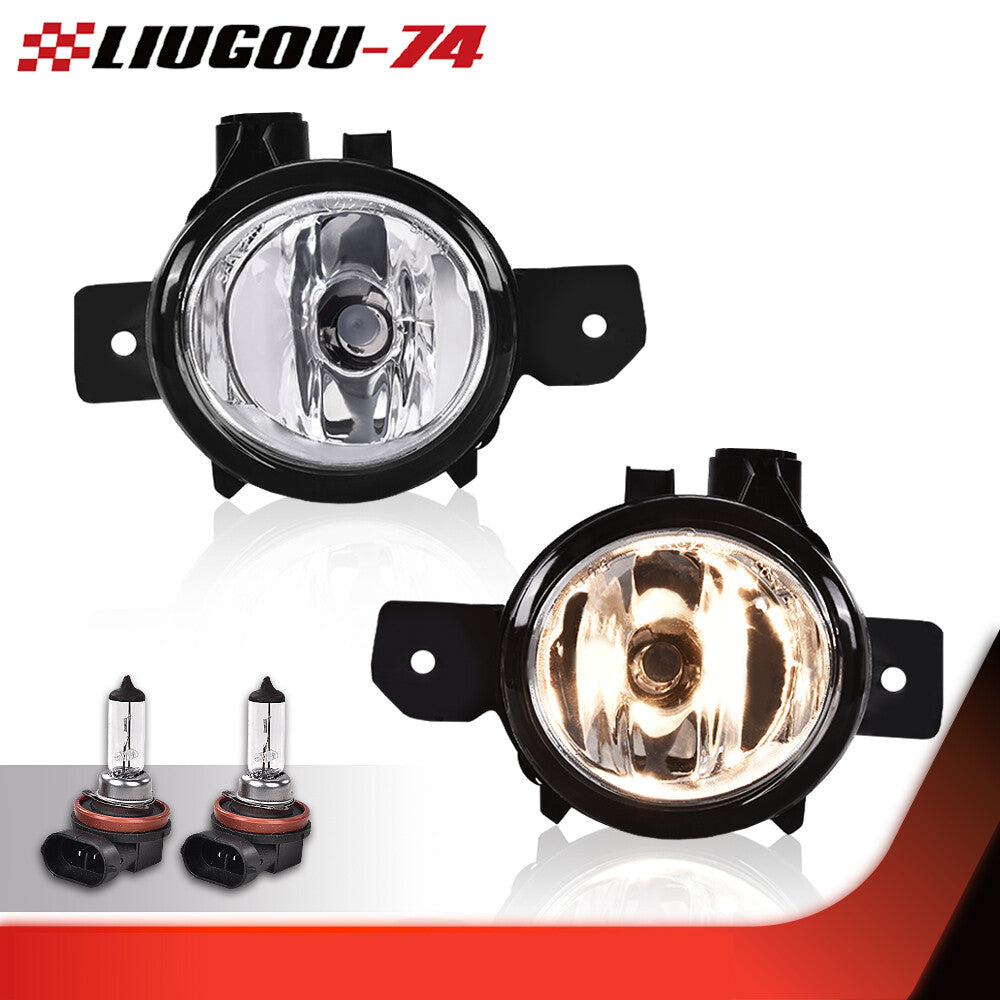 Clear lens anti-collision fog light for 2007 - 2010 for E70 X5 light replacement bulb - v