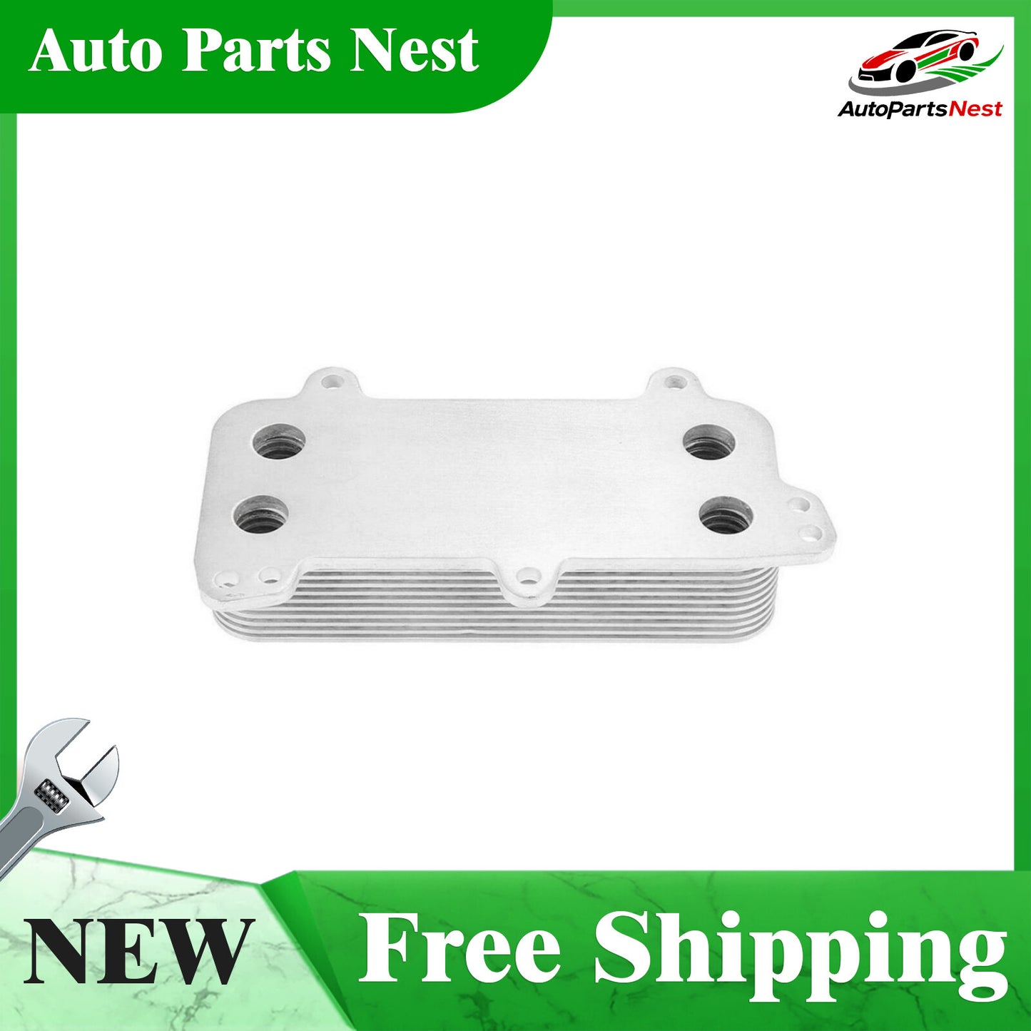 Automatic Engine Oil Cooler 9 Rows 070117021D for VW Touareg 2004-2010 Q