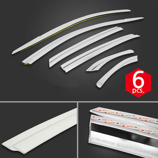 Window Visor Vent Deflector Sun Rain Guard Shade 6P For 2014-22 for Infiniti QX80