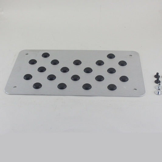 Car Floor Mat Non-slip Carpet Patch Anti-skid Pedal Pad Foot Heel Scuff Plates