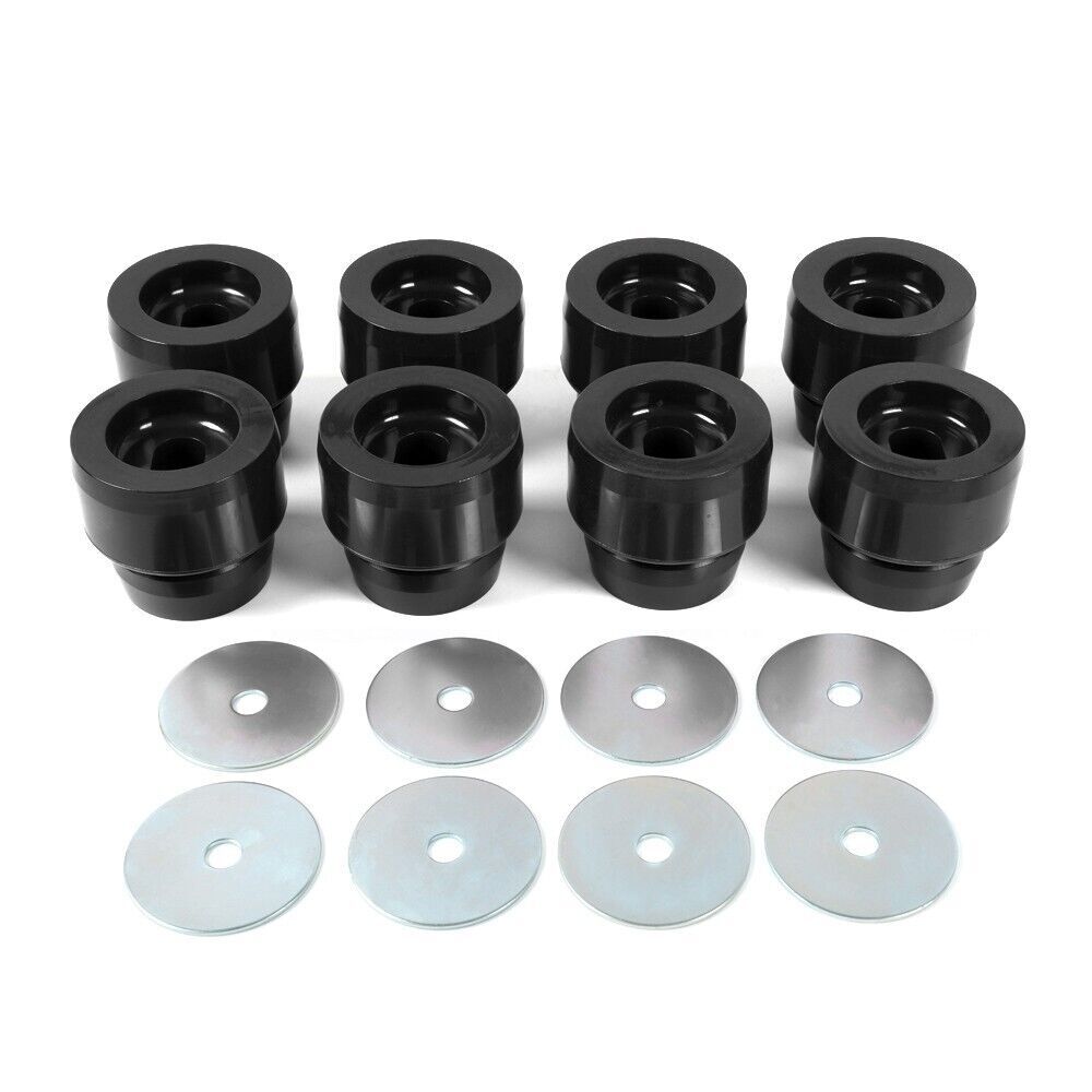 Black Body Cab Mount Bushing Kit For 99-14 Silverado for Sierra 1500/2500