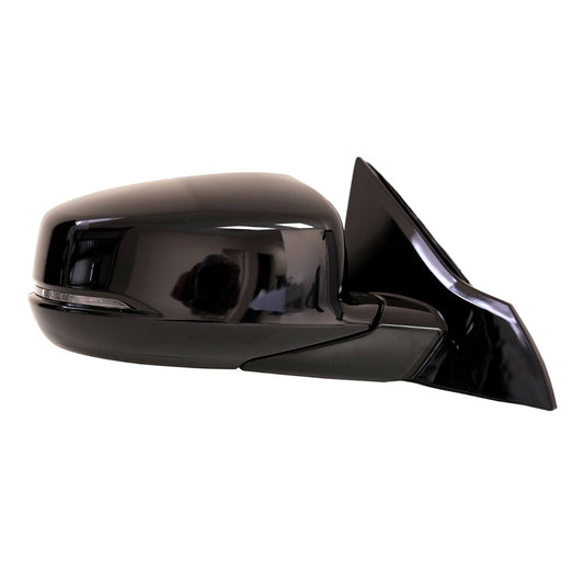 Side mirror right, suitable for 13-17 for Honda Accord power indicator light, heated, black, 8-wire R- n