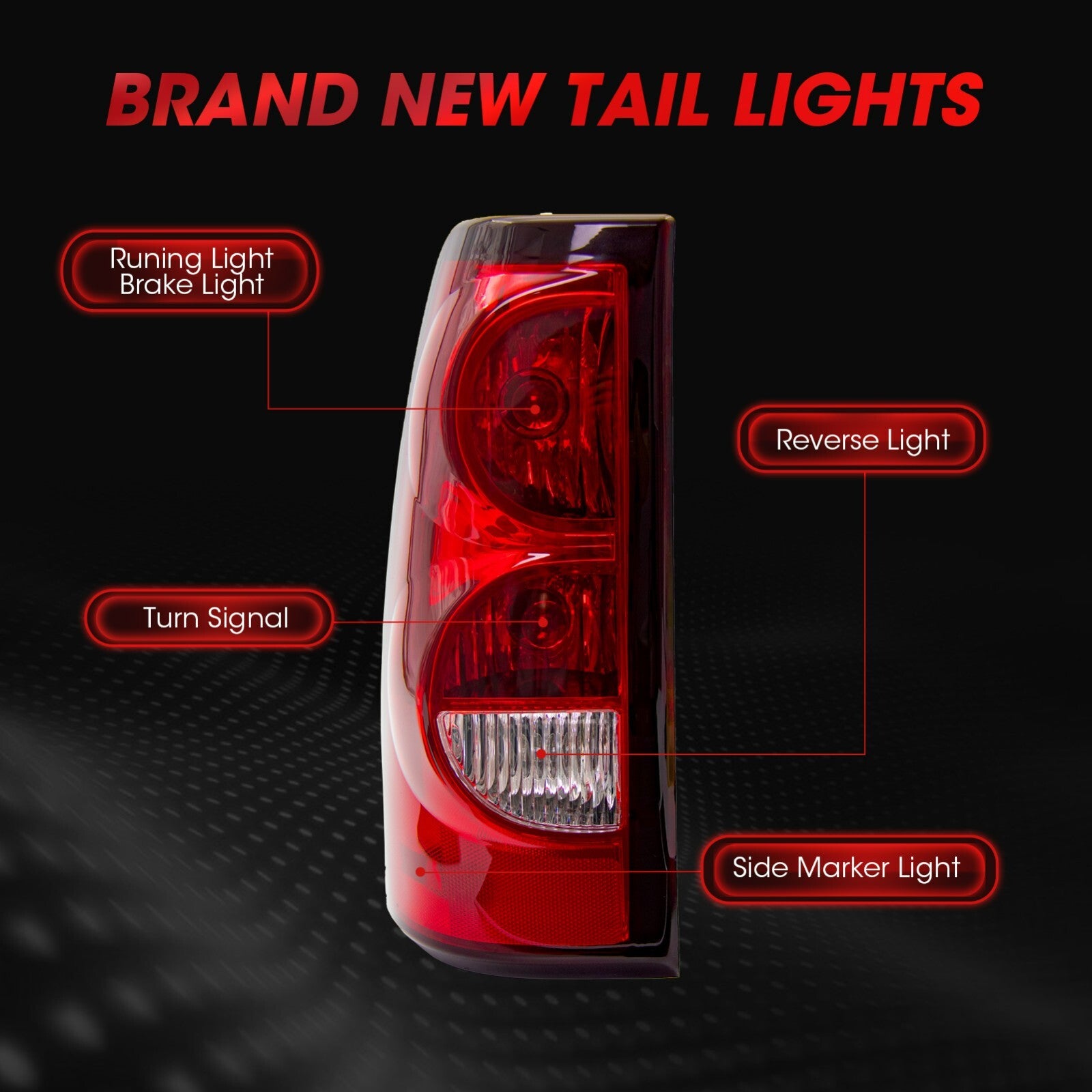 1999 - 2006 for Silverado 1500 2500 3500 99-03 for GMC for Sierra Lfet Tail Light - v
