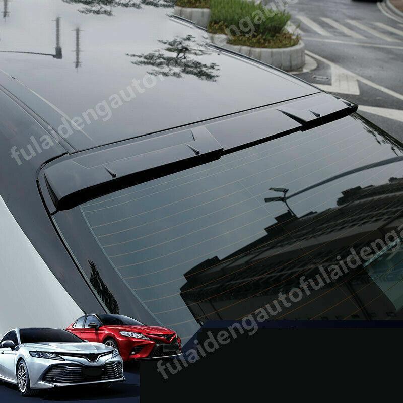 1X for TOYOTA for CAMRY 2018-2021 GLOSSY BLACK REAR WINDOW ROOF LIP SPOILER VISOR