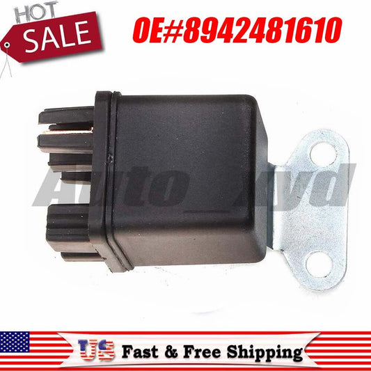 1X 8942481610 Relay Glow Plug 12V for Isuzu Hitachi EX35U EX27U EX50U ZAXIS35U Q