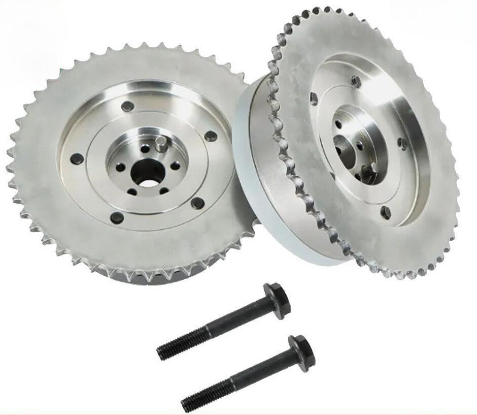 2x IntakeExhaust Cam Camshaft Phaser Gear fits for Chevrolet Equinox Impala 2.0 2.4