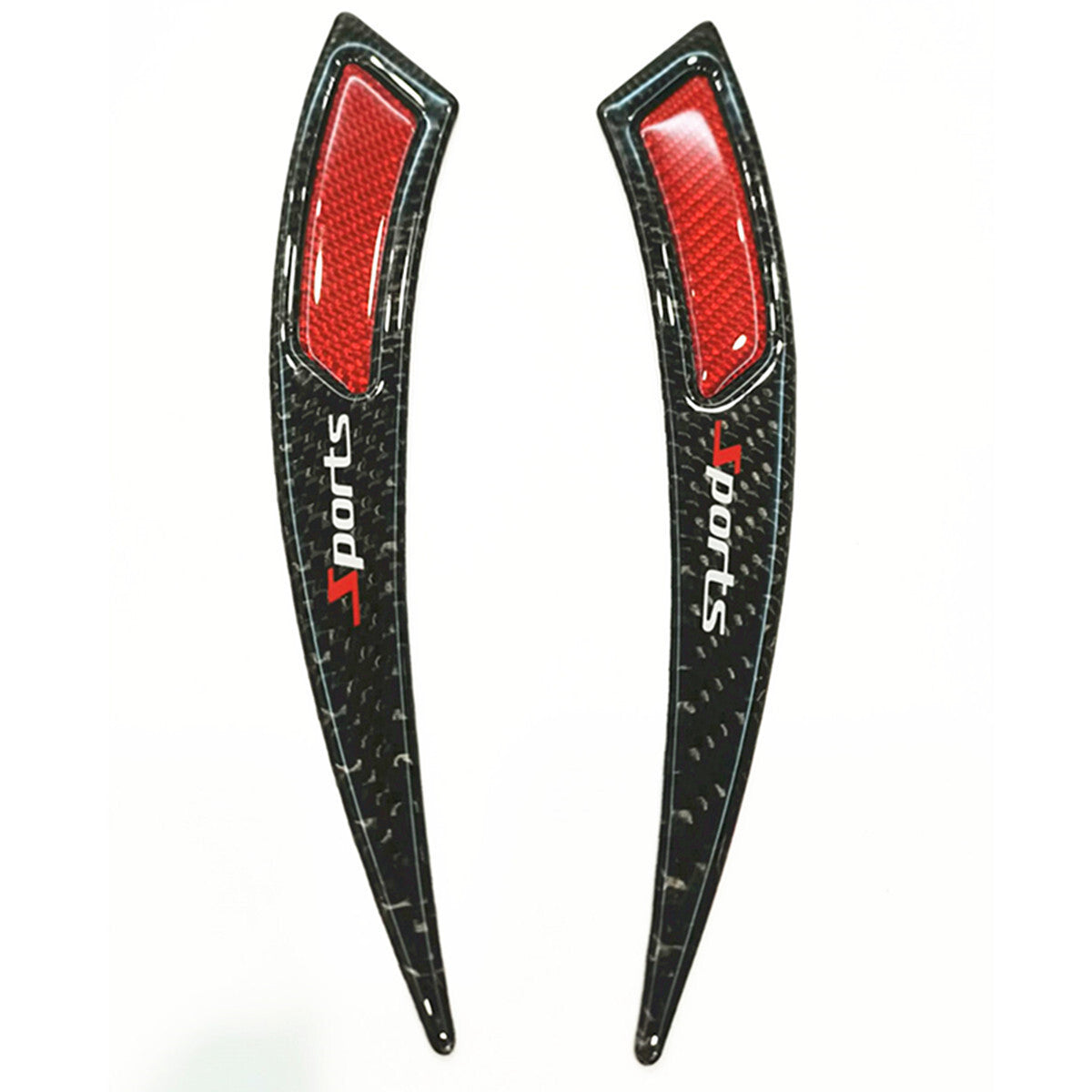 2Pcs Car Fender Wheel Eyebrow Arch Lips Trim Cover Splash Guard Protector Strips