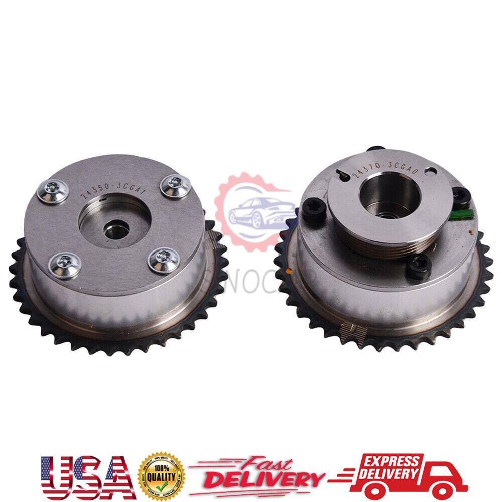 2x Intake Exhaust CVVT Gear Set Fits For 2014-2019 3.3L 3.8L for Hyundai for Kia