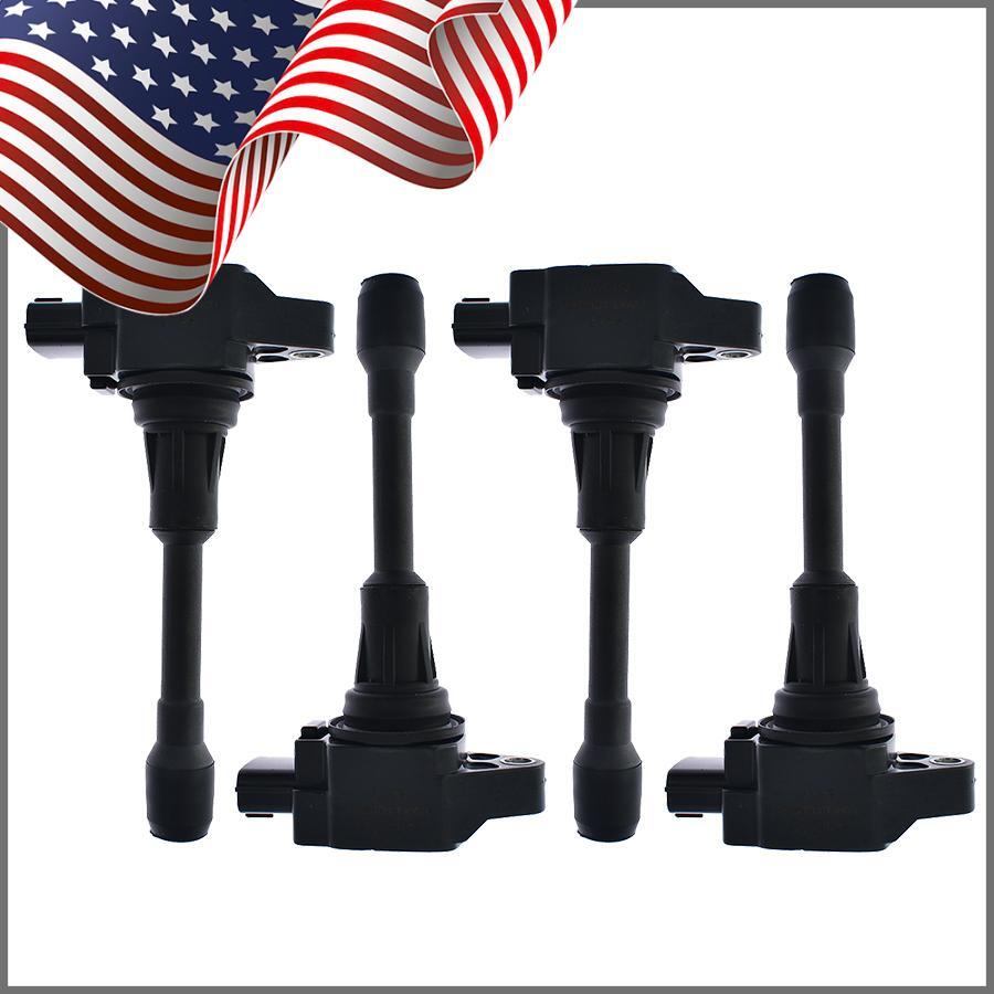 4pcs Ignition Coil for Nissan Altima Sentra Cube Rogue Versa for Infiniti FX50 UF549