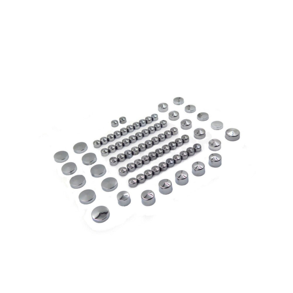 77-piece chrome hat dress kit for Harley Sportster engines and miscellaneous bolts and nuts 04-15- n