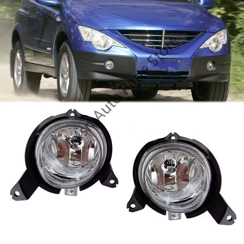 1Pair Front Bumper Fog Light Lamp Assembly for Ssangyong Actyon 2006-2011 LHRH