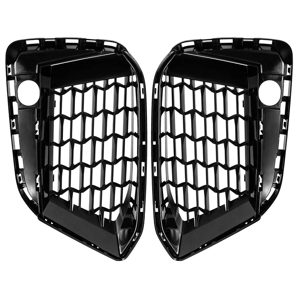 Pair Front Lower Bumper Cover Grille For 2021-2023 5 Series G30 / G31 M-Sport