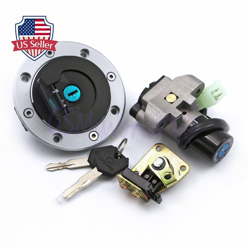 Fit for Suzuki RF900 1994-1999 RF600 RF400 Ignition Switch Lock Gas Cap Key Set