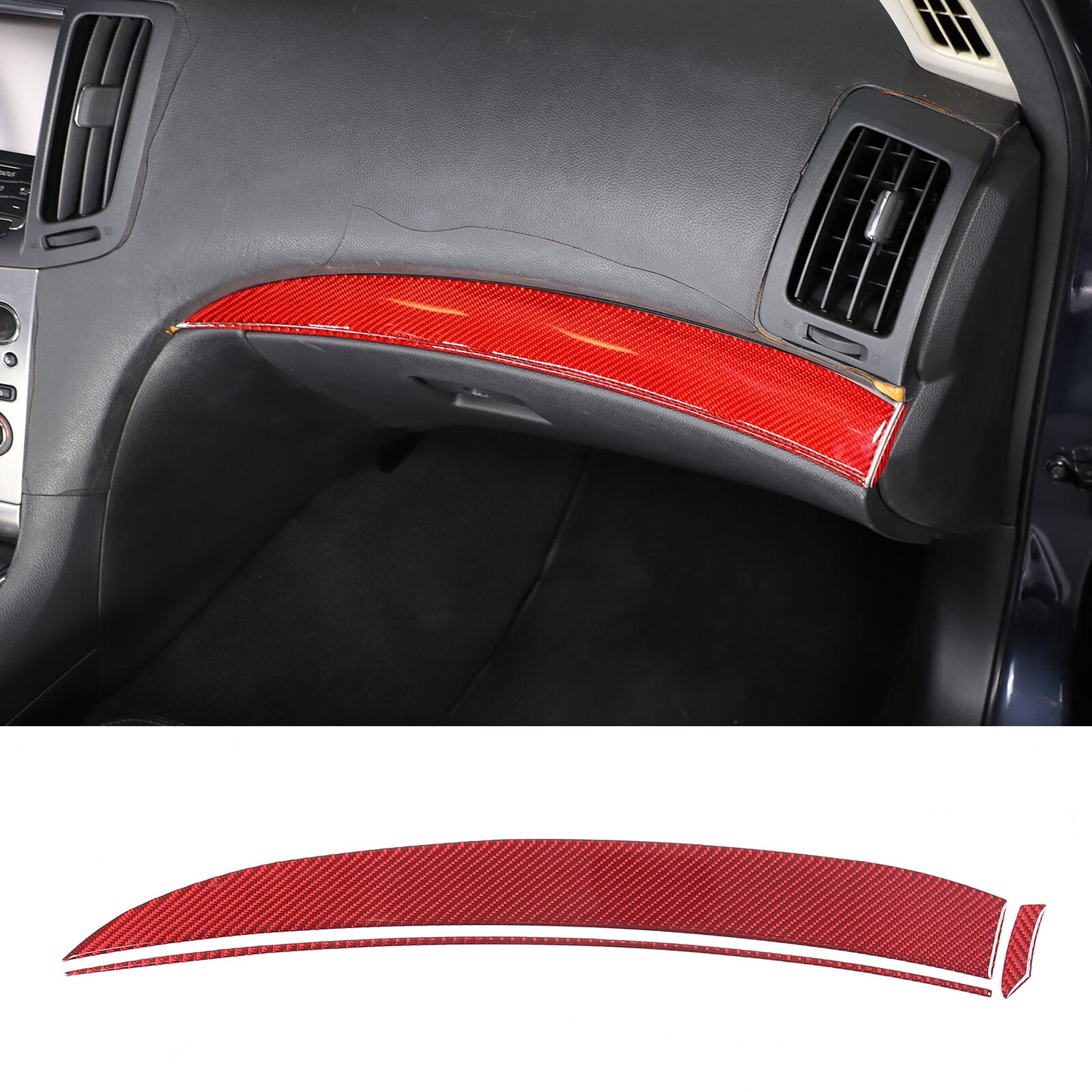 ABS Silver Pair Rear D Post Corner Molding Kit for Hummer H3 2005 - 2009- v