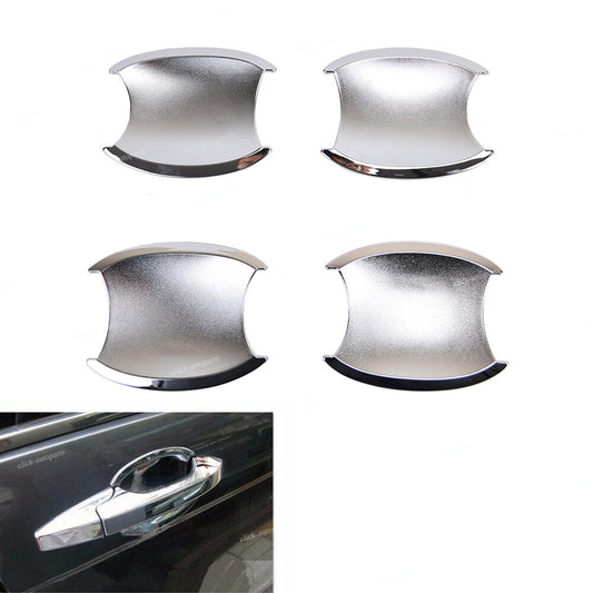 Qty 4 Chrome Door Handle Cup Bowl Trim for Honda CRV 2007 2008 2009 2010 2011