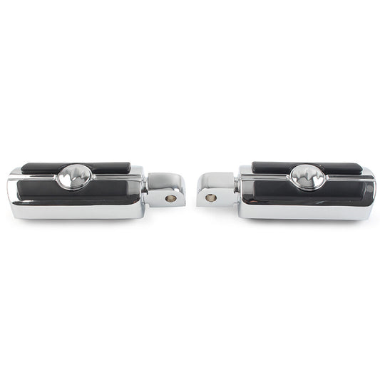 Chrome Motorcycle Footrests Foot Pegs for Honda VTX 1800 2002-2008 2003 Rear