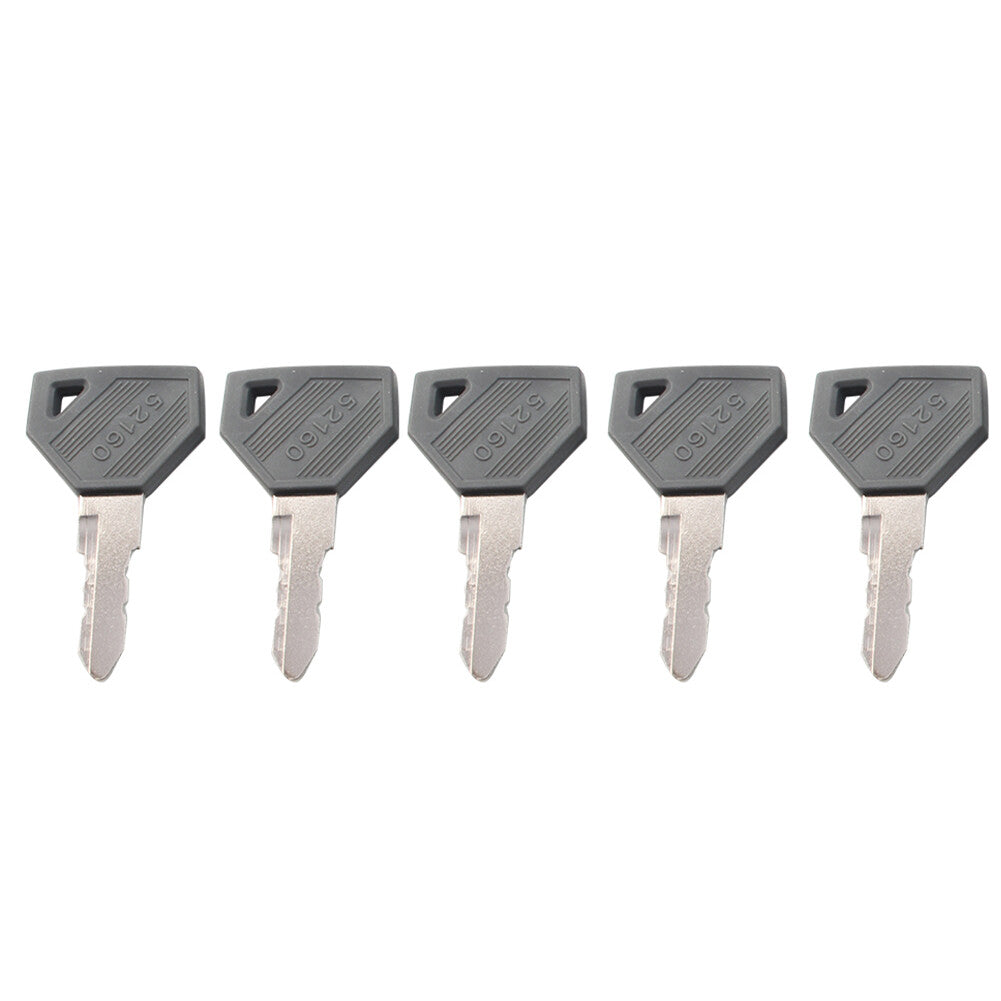 5pc Ignition Key 198360-52160 AM879480 For Yanmar EX450 Cub Cadet Tractor SC2400 Q