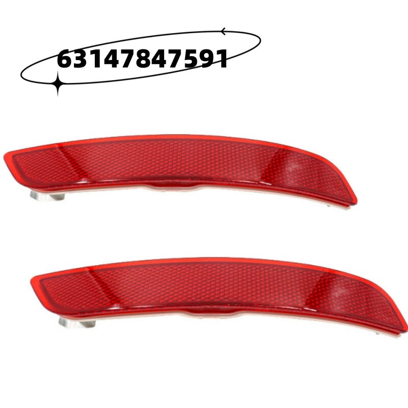 Rear bumper reflectors for F15 and X5, left and right, new 2013-2016 models, red. n