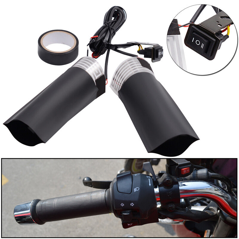 7/8-inch Motorcycle Heated Adjustable High and Low Temperature Handle Cover n