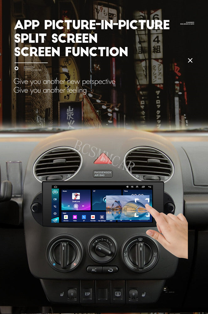 Fit For 2006-2010 for VW Beetle 6.8 Android MP5 Player Car Stereo Radio Multimedia