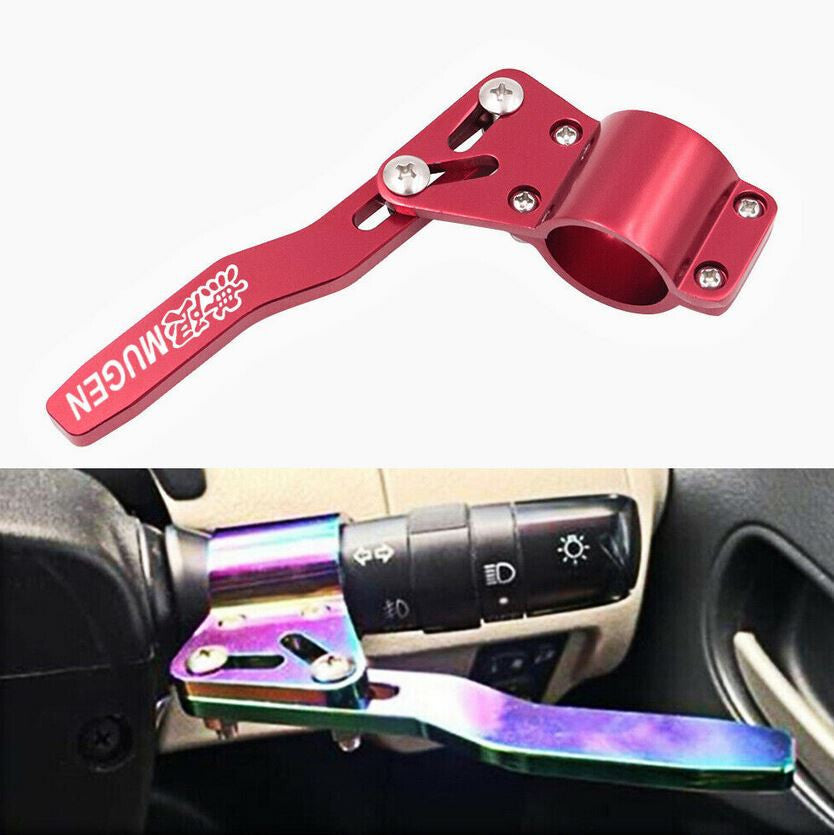 Car steering wheel turn signal lever extender stalk Mugen red for Honda for Acura