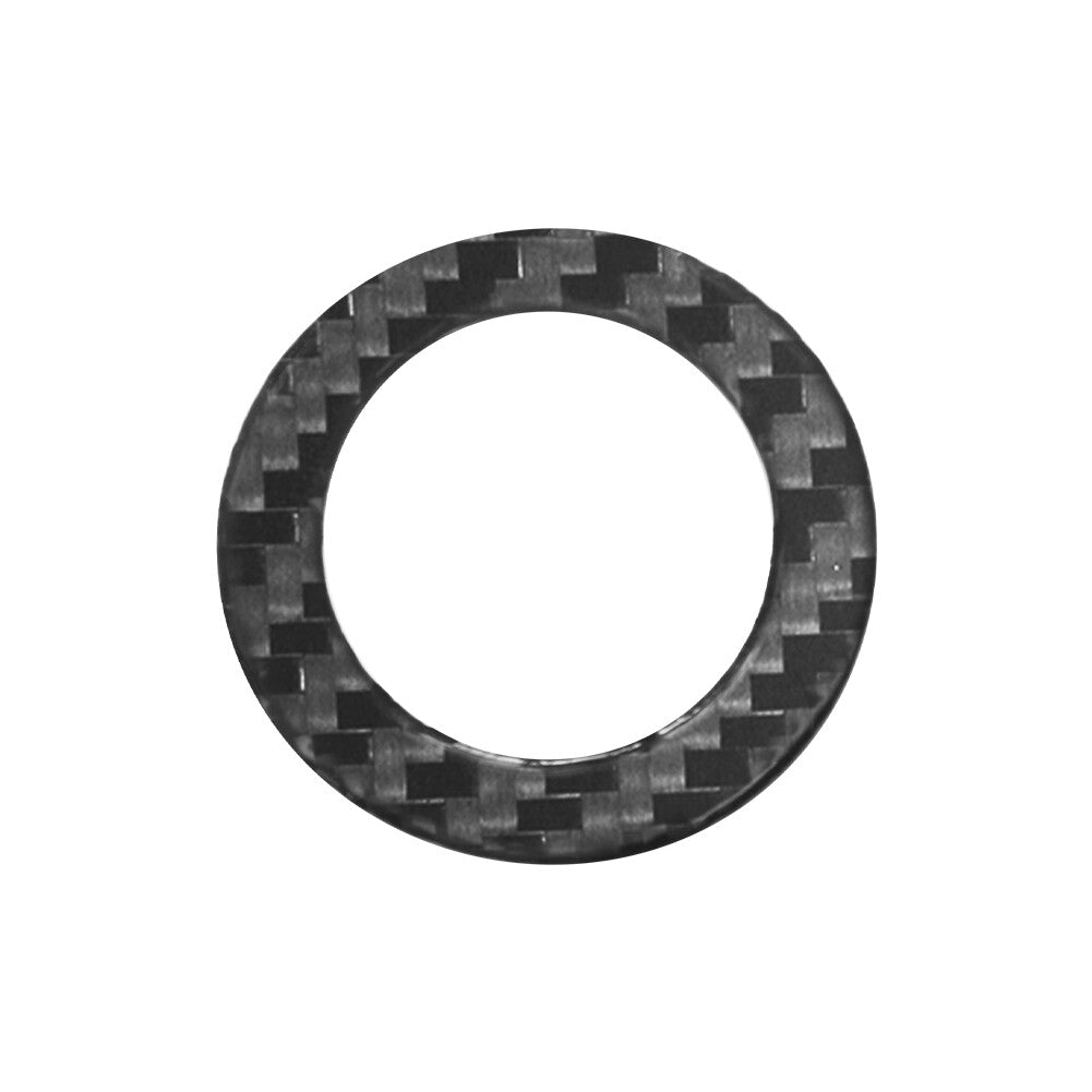 Carbon fiber interior ignition switch frame cover trim for Toyota Hilux