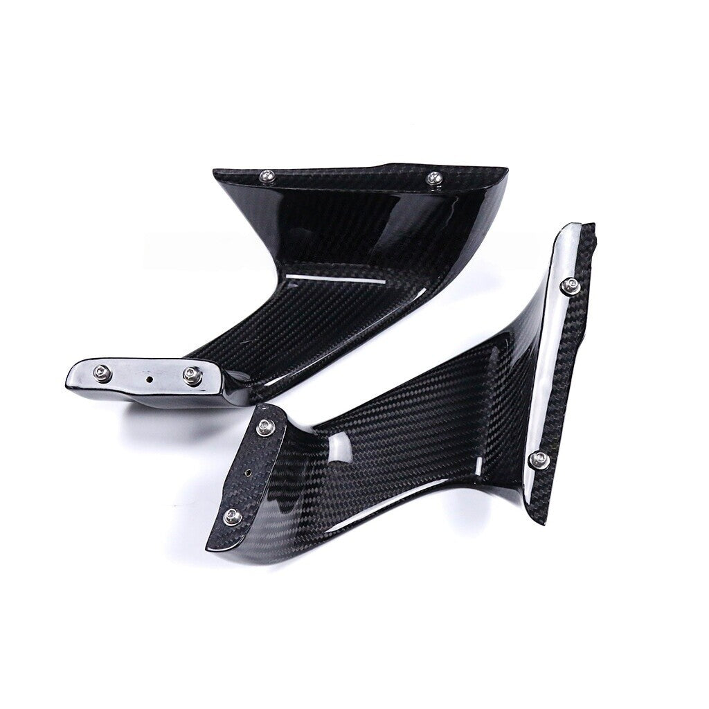 for Kawasaki ZX10R 2021-2024 Carbon Fiber Front Aerodynamic Spoiler Winglet Kits