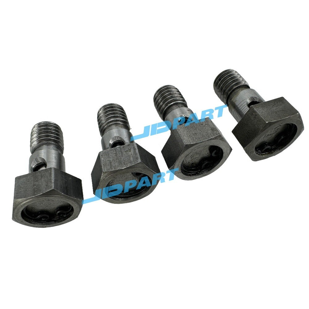 4-piece set of 4TNV106 oil cooler nozzle screws for excavator engine parts -