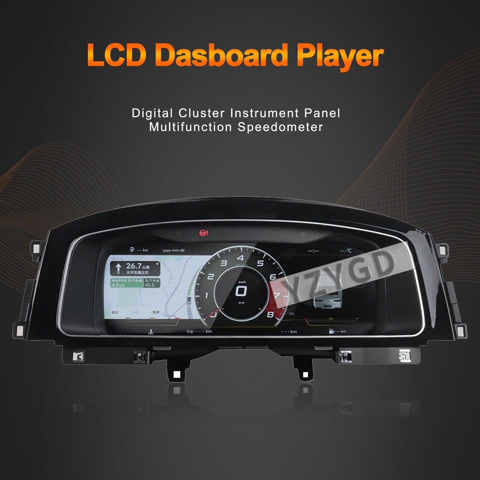 for Volkswagen for Golf 7 2013+ LCD Instrument Digital Cluster Speedometer Dashboard Q