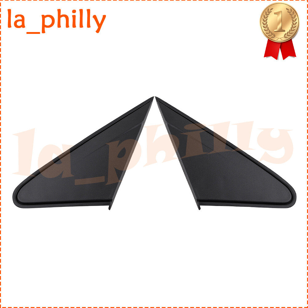 Pair Front LH+RH Rearview Mirror Molding Trim Cover Triangle for Cruze 2009-14