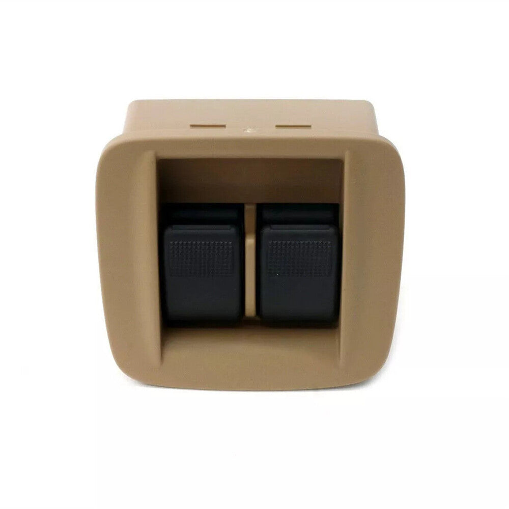 The tan center console power window main switch button is suitable for Mazda Miata 1998-2000 models.