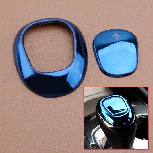 Fit for Malibu Blue Titanium Gear Shift Knob Cover Trim Kit New v
