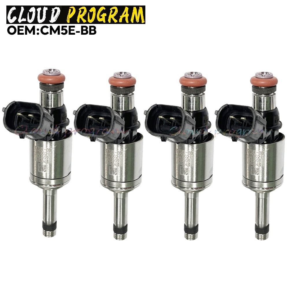 Set of 4 New Fuel Injectors CM5E-BB For 12-2018 Focus EcoBoost GDI 2.0L L4 n