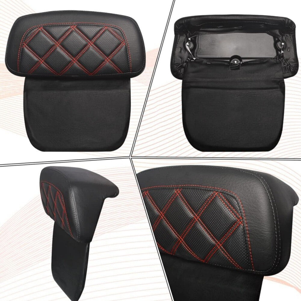 Suitable for Harley Davidson Tour Pak Touring 2014+ razor shredder pack trunk backrest cushion - n